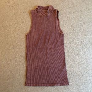 Free People Intimately Mock Neck Sleeveless Top